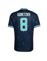 Saksa Leon Goretzka #8 Vieraspaita MM-kisat 2026 Lyhythihainen